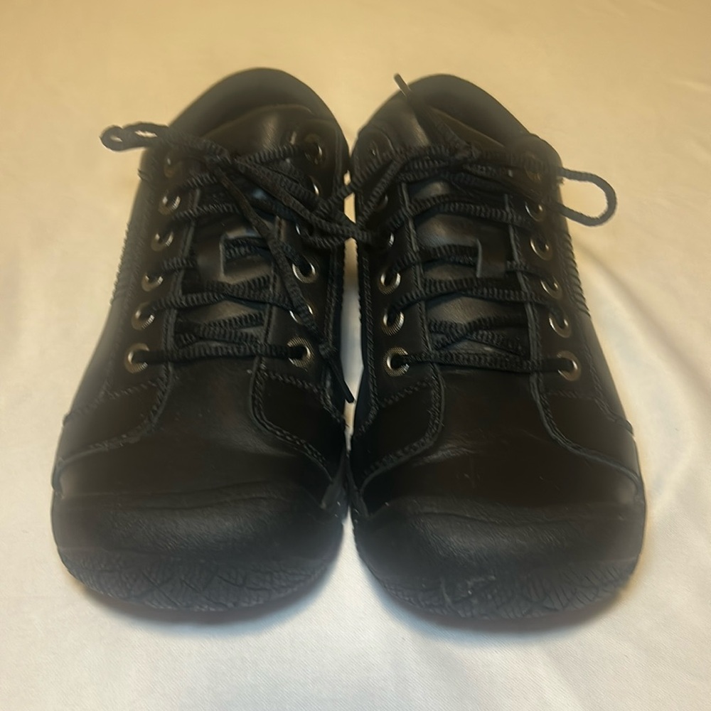 KEEN Cush Utility 1006980 Men’s PTC Black Shoes, Size 7W